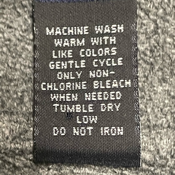 Women's Vintage Gap Double Pocket Full Zip Fleece Shirt Jacket Gray Size Large - Picture 10 of 12